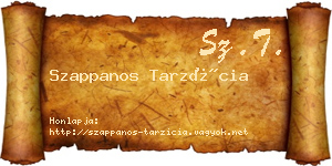 Szappanos Tarzícia névjegykártya